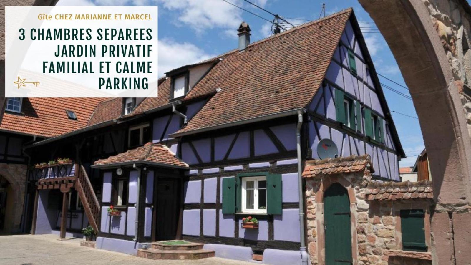 Gite Marcel Et Marianne Jardin Et Parking Privatifs Ebersheim Dış mekan fotoğraf